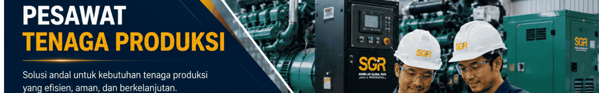 Header pesawat tenaga dan produksi